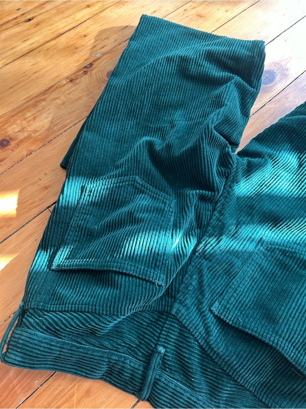 Rag and Bone green corduroy flare pants 27 - Picture 7 of 8